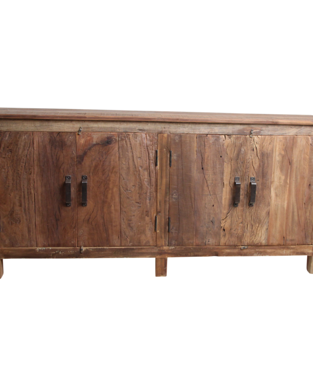 Raw Materials Amsterdam Farmwood Dressoir | 4 Deuren | H80 x B172 x D39 cm
