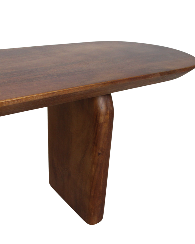 Raw Materials Amsterdam Bullnose Eetkamerbank | H45 x B180 x D35 cm