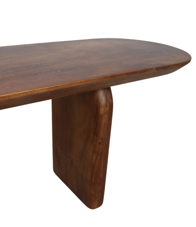 Raw Materials Amsterdam Bullnose Eetkamerbank | H45 x B180 x D35 cm