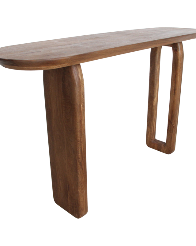 Raw Materials Amsterdam Bullnose Wandtafel | Bruin | H80 x B140 x D38 cm