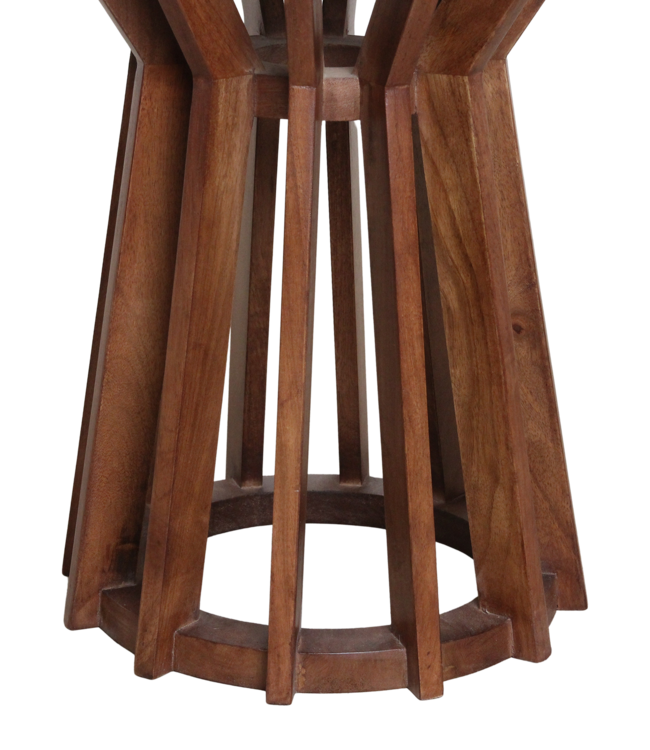 Raw Materials Amsterdam Bijzettafel | Sabah | Marmeren | Zwart | H50 x D40 cm