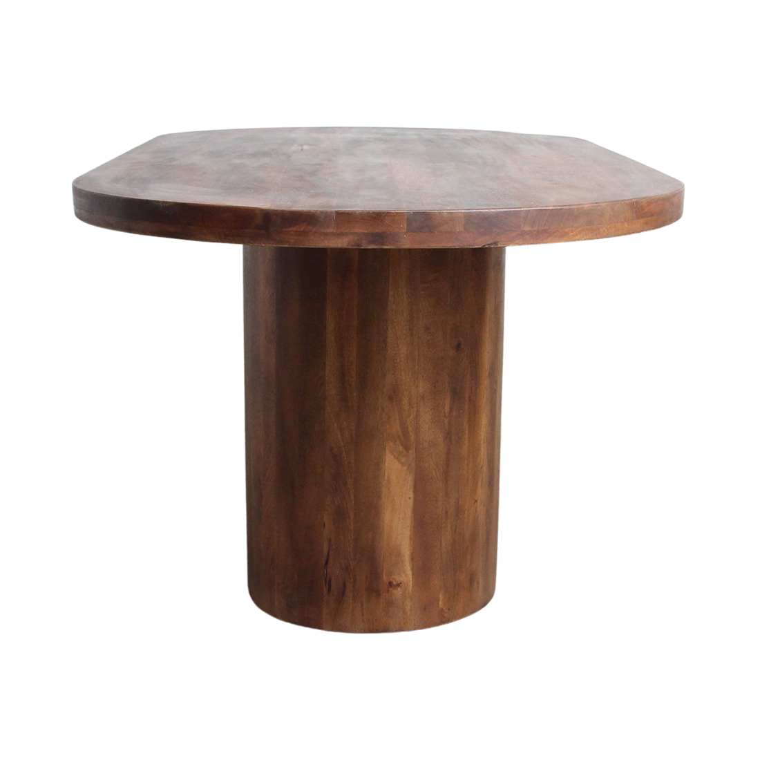 Raw Materials Amsterdam Bullnose Oblong Eettafel | Mangohout | H76 x B200 x D110 cm