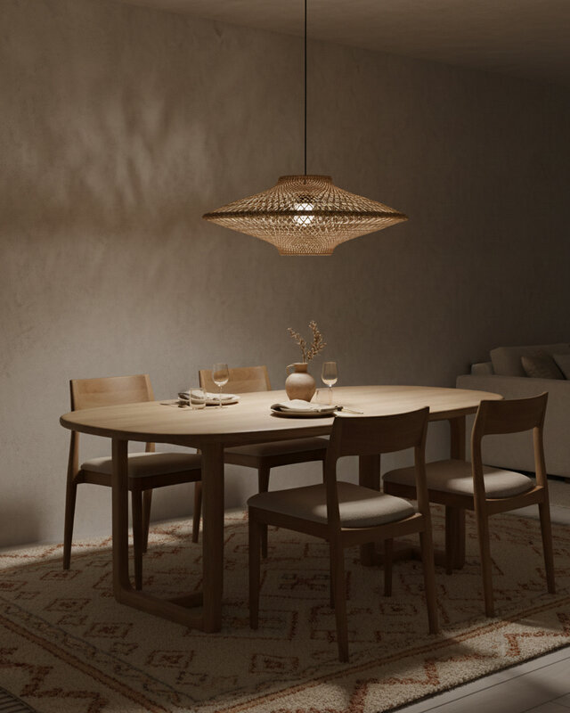 Raw Materials Amsterdam Corda Lamp | Touw | Naturel | Large | H37 x D80 cm