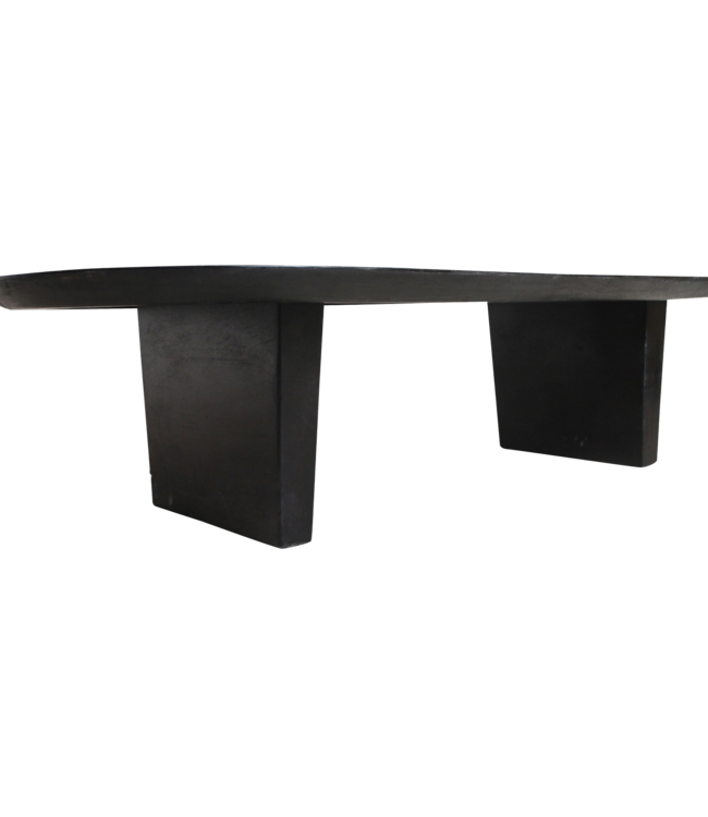 Raw Materials Amsterdam Bullnose Salontafel | Zwart | H35 x B140 x D60 cm
