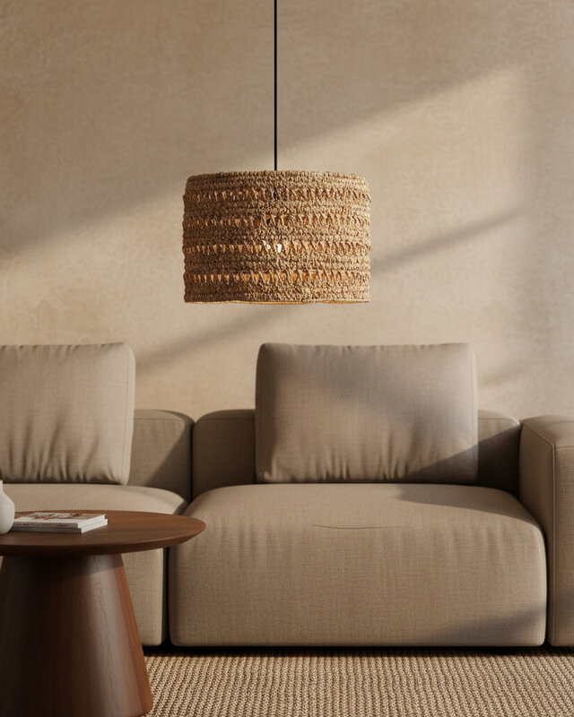 Raw Materials Amsterdam Herba Lamp | Naturel | Medium | H25 x D40 cm