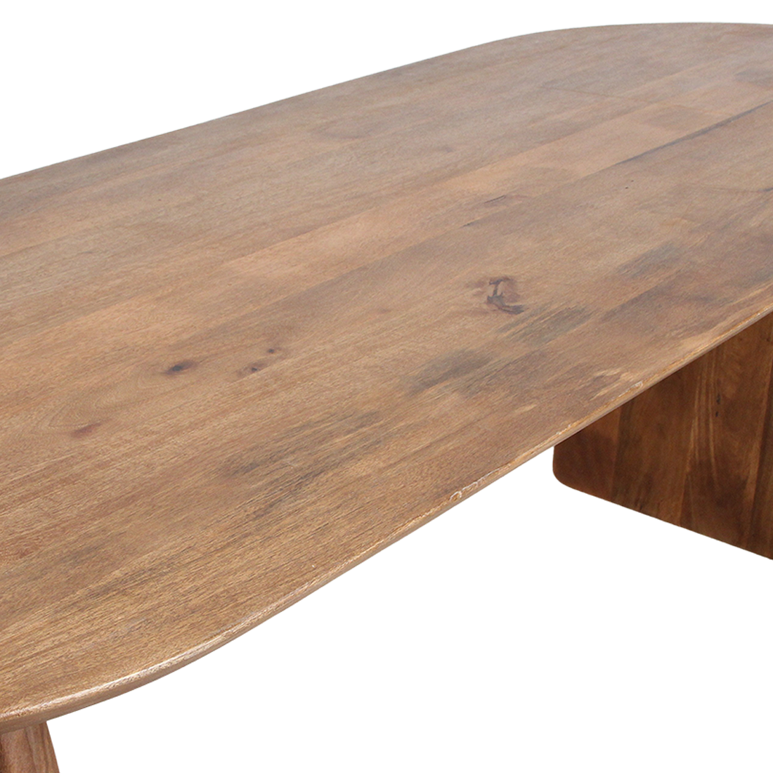 Raw Materials Amsterdam Bullnose Eettafel | Bruin | Mix | H76 x B200 x D90 cm
