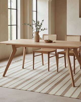 Raw Materials Amsterdam Studio Eettafel | Teakhout | H76 x B240 x D95 cm