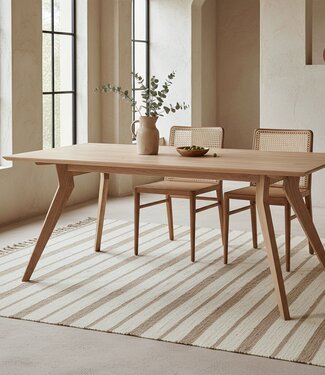 Raw Materials Amsterdam Studio Eettafel | Teakhout | H76 x B240 x D95 cm