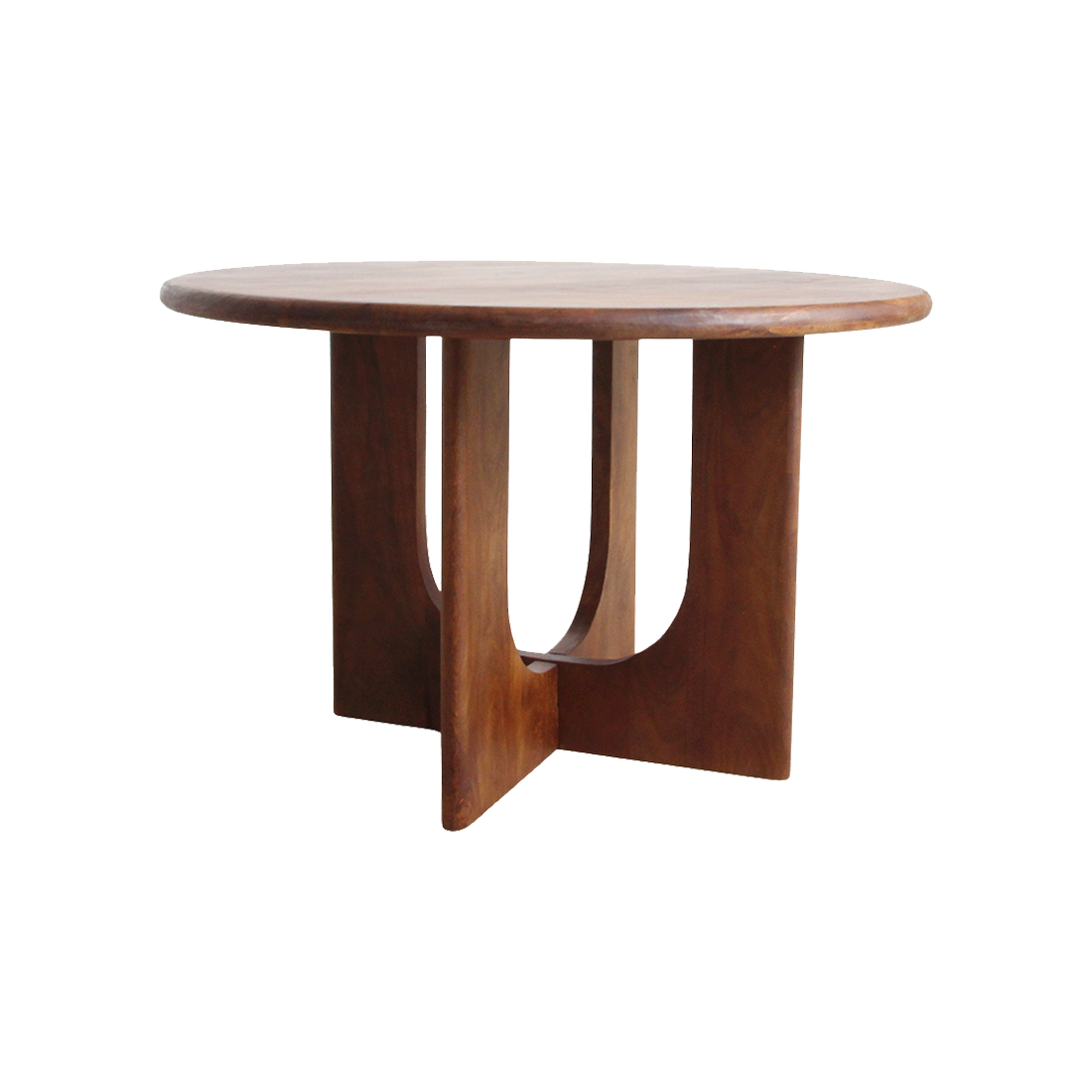 Raw Materials Amsterdam Bullnose Eettafel | Rond | Mangohout | H76 x D120 cm