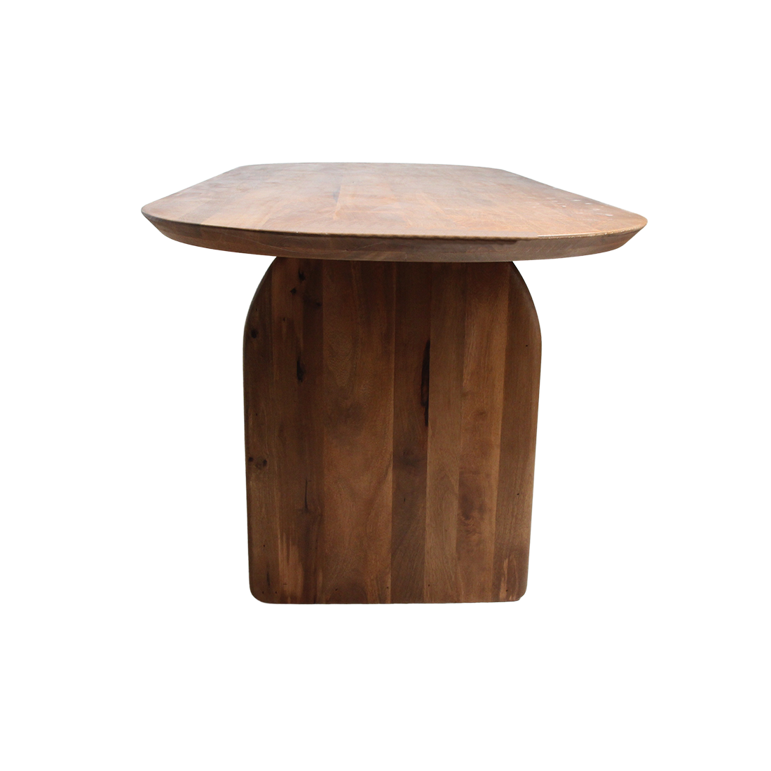 Raw Materials Amsterdam Bullnose Eettafel | Bruin | Mix | H76 x B200 x D90 cm