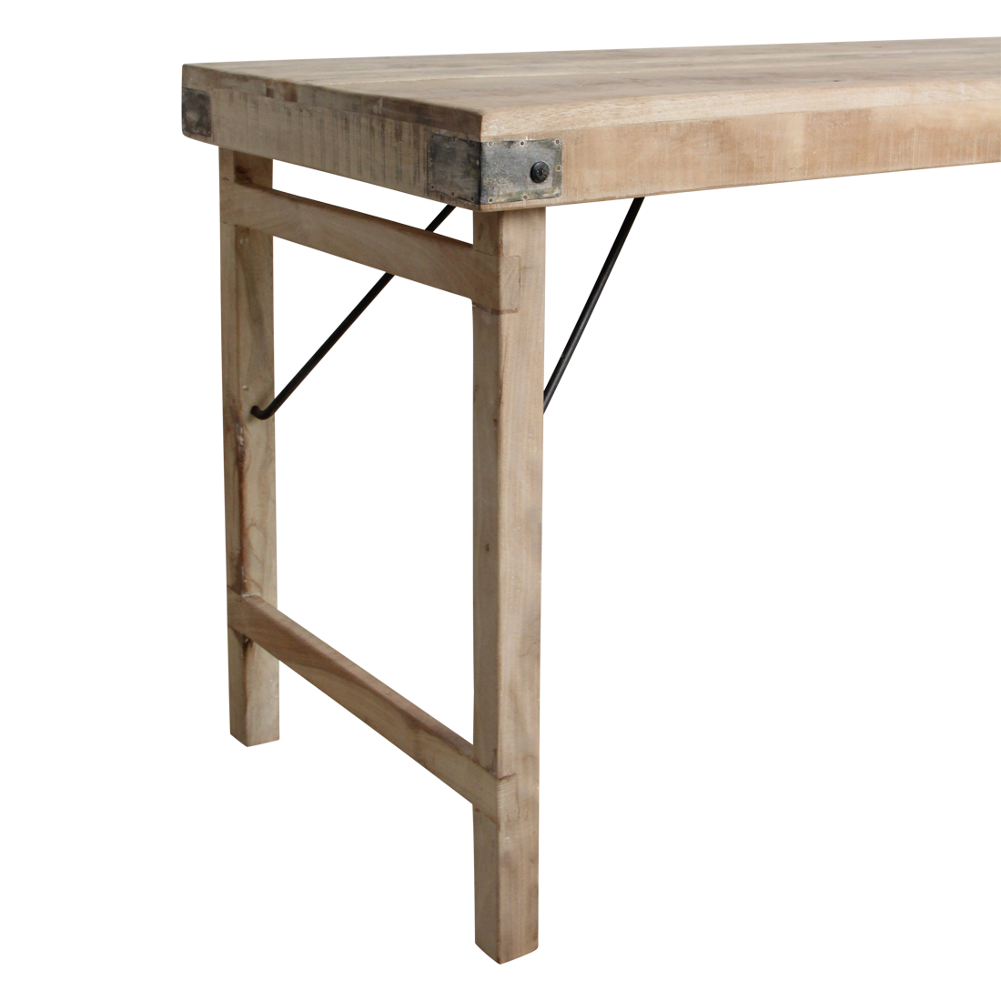 Raw Materials Amsterdam Limewash Opklapbare Eettafel | H76 x B172 x D60 cm