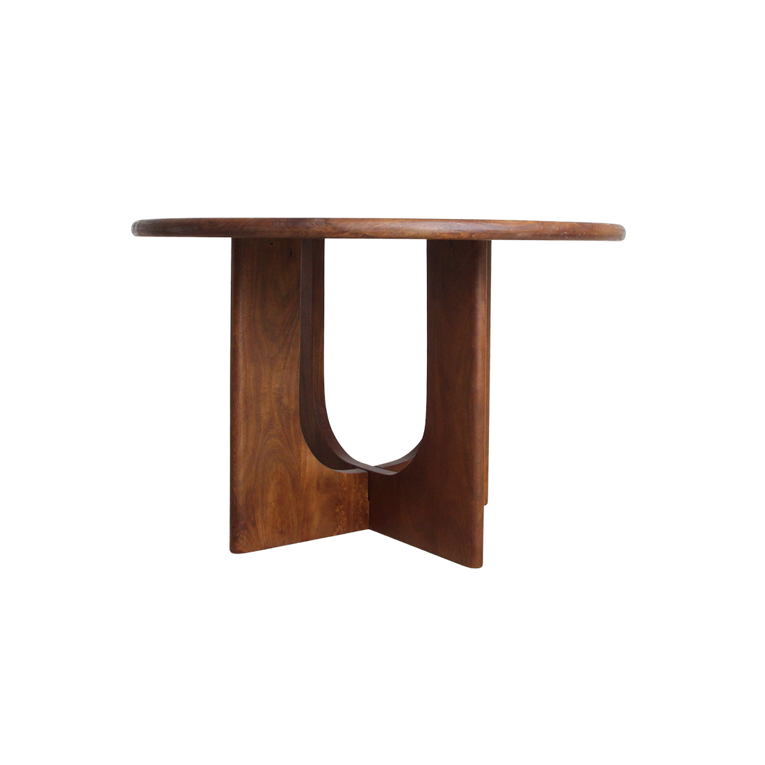 Raw Materials Amsterdam Bullnose Eettafel | Rond | Mangohout | H76 x D120 cm