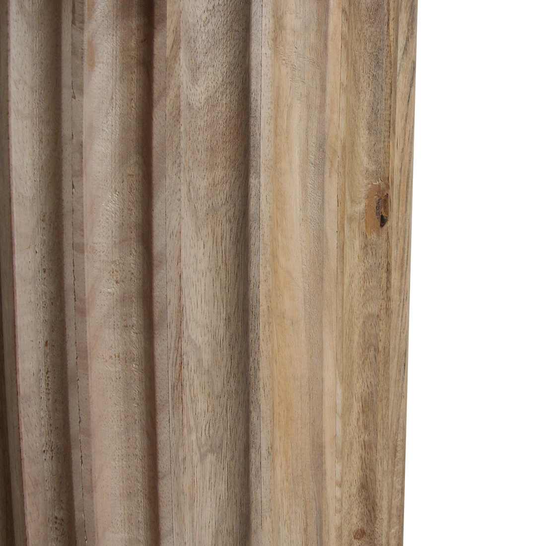 Raw Materials Amsterdam Bullnose Bijzettafel | Naturel | H48 x D50 cm