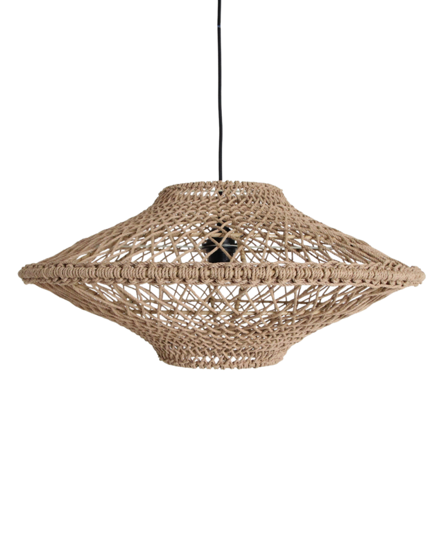Raw Materials Amsterdam Corda Lamp | Touw | Naturel | Medium | H29 x D60 cm