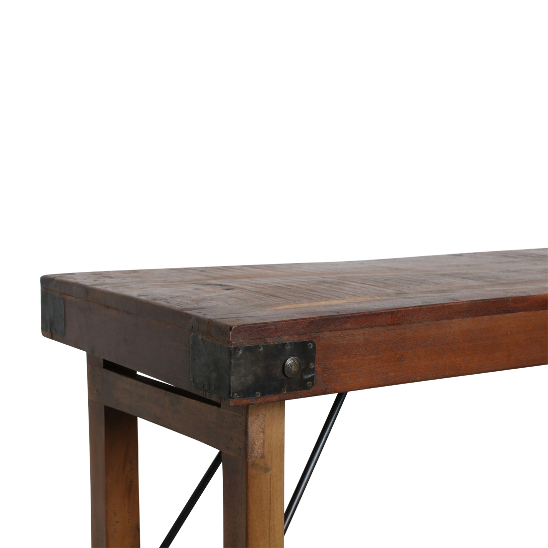 Raw Materials Amsterdam Inklapbare Tafel | Bruin | H76 x B165 x D40 cm