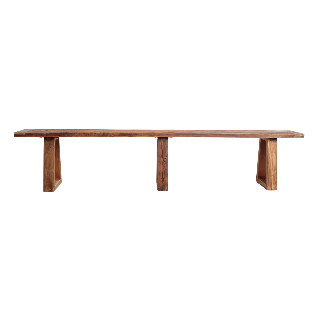 Raw Materials Amsterdam Farmwood Eetkamerbank | Bruin | H45 x B200 x D30 cm