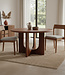 Raw Materials Amsterdam Bullnose Eettafel | Rond | Mangohout | H76 x D120 cm