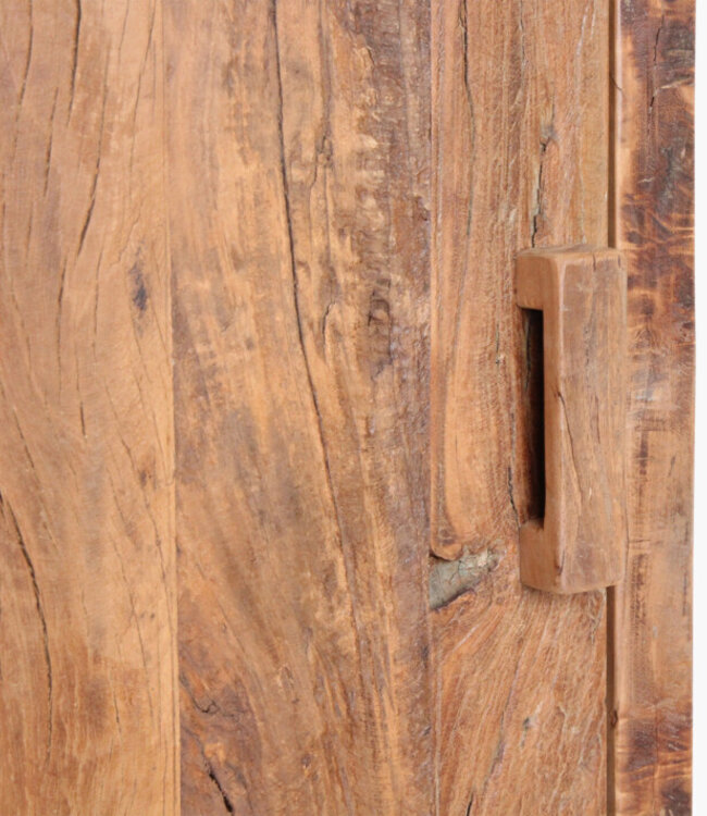 Raw Materials Amsterdam Farmwood Kast | 1 Deur | Gerecycled Hout | H180 x B80 x D39,5 cm