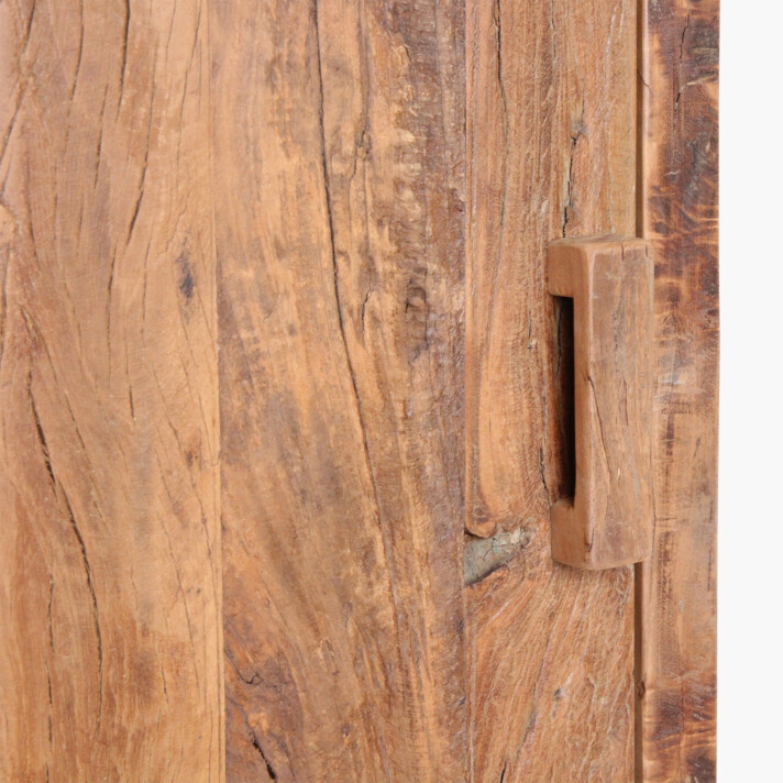 Raw Materials Amsterdam Farmwood Kast | 1 Deur | Gerecycled Hout | H180 x B80 x D39,5 cm
