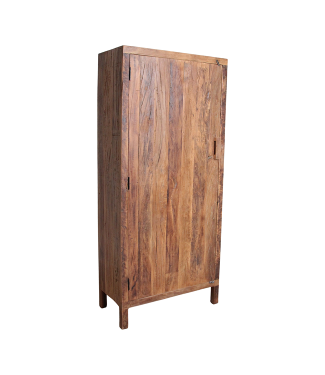 Raw Materials Amsterdam Farmwood Kast | 1 Deur | Gerecycled Hout | H180 x B80 x D39,5 cm