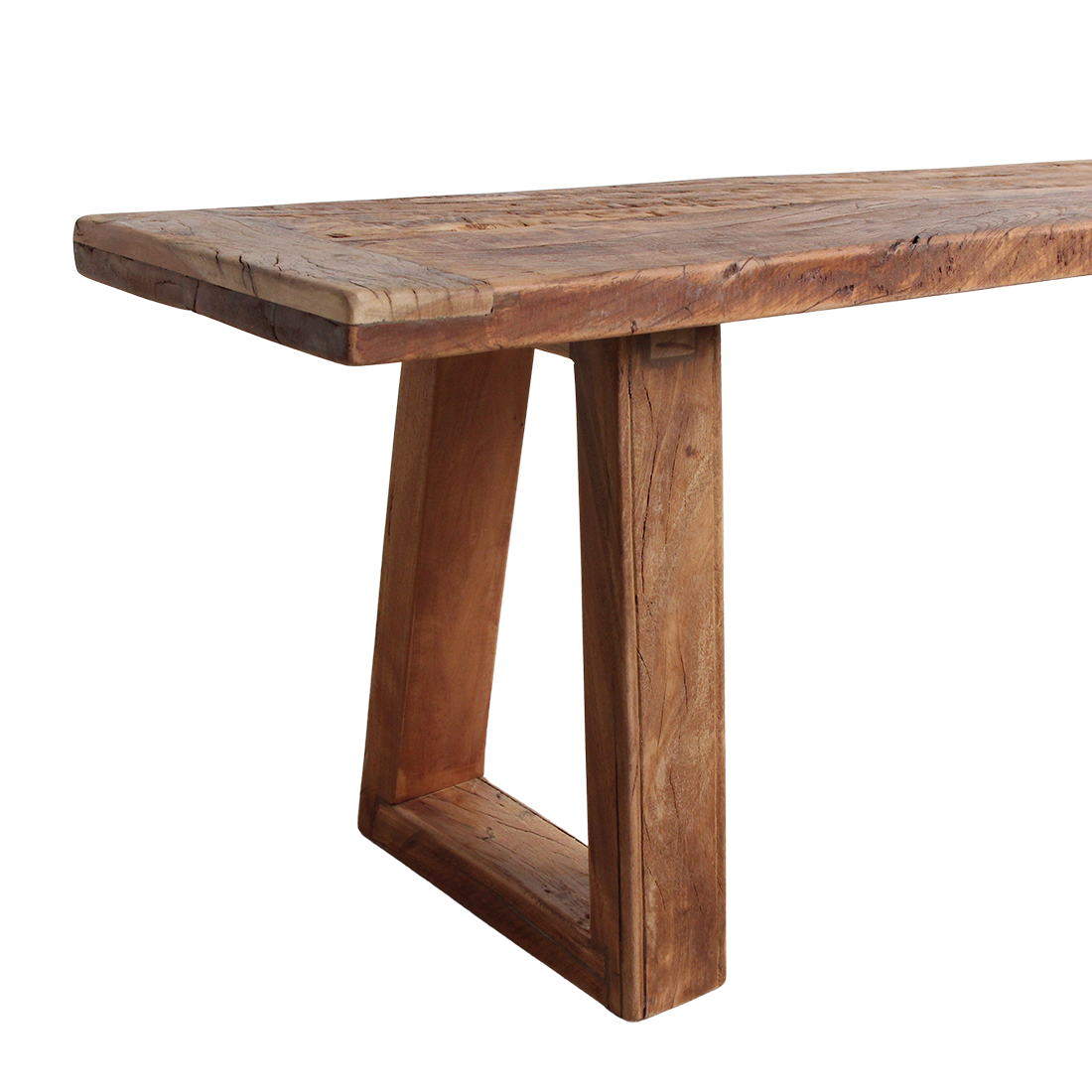 Raw Materials Amsterdam Farmwood Eetkamerbank | Bruin | H45 x B200 x D30 cm