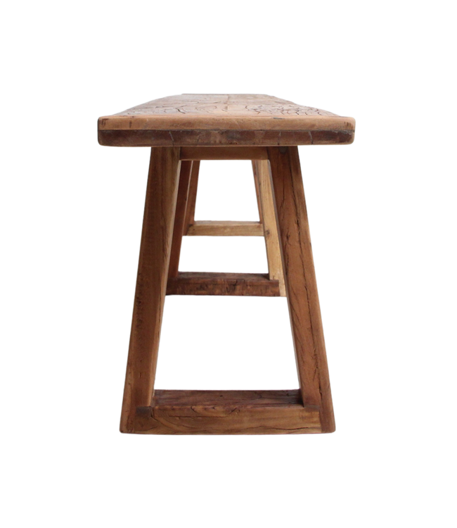 Raw Materials Amsterdam Farmwood Eetkamerbank | Bruin | H45 x B200 x D30 cm