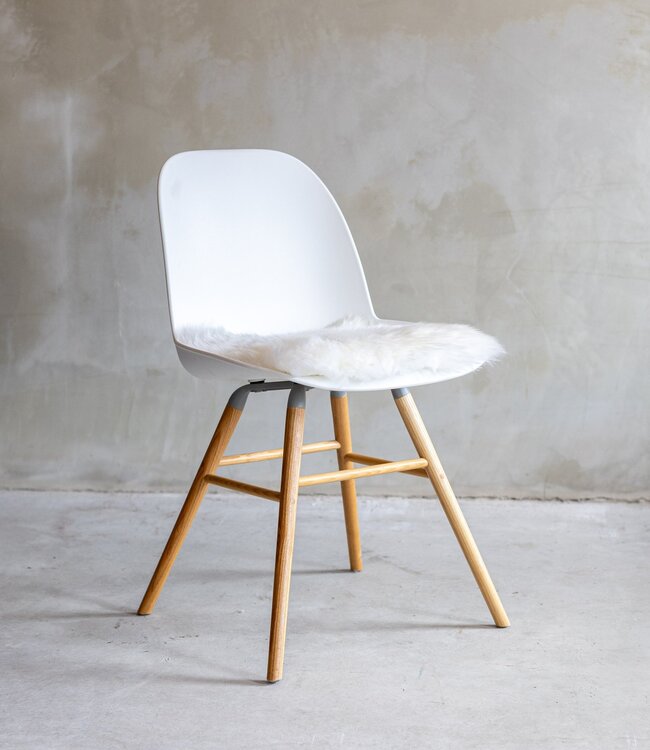 Van Buren Vachtenspecialist Stoelkussen van Nieuw-Zeelandse schapenvacht - Taupe