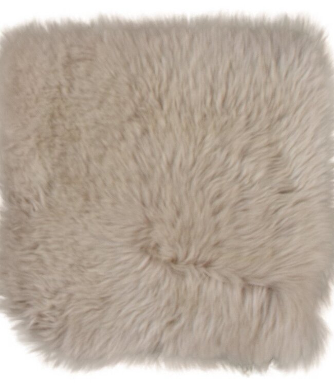 Van Buren Vachtenspecialist Stoelkussen van Nieuw-Zeelandse schapenvacht - Wit