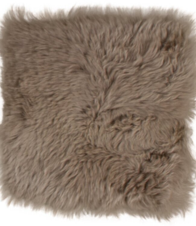 Van Buren Vachtenspecialist Stoelkussen van Nieuw-Zeelandse schapenvacht - Linnen