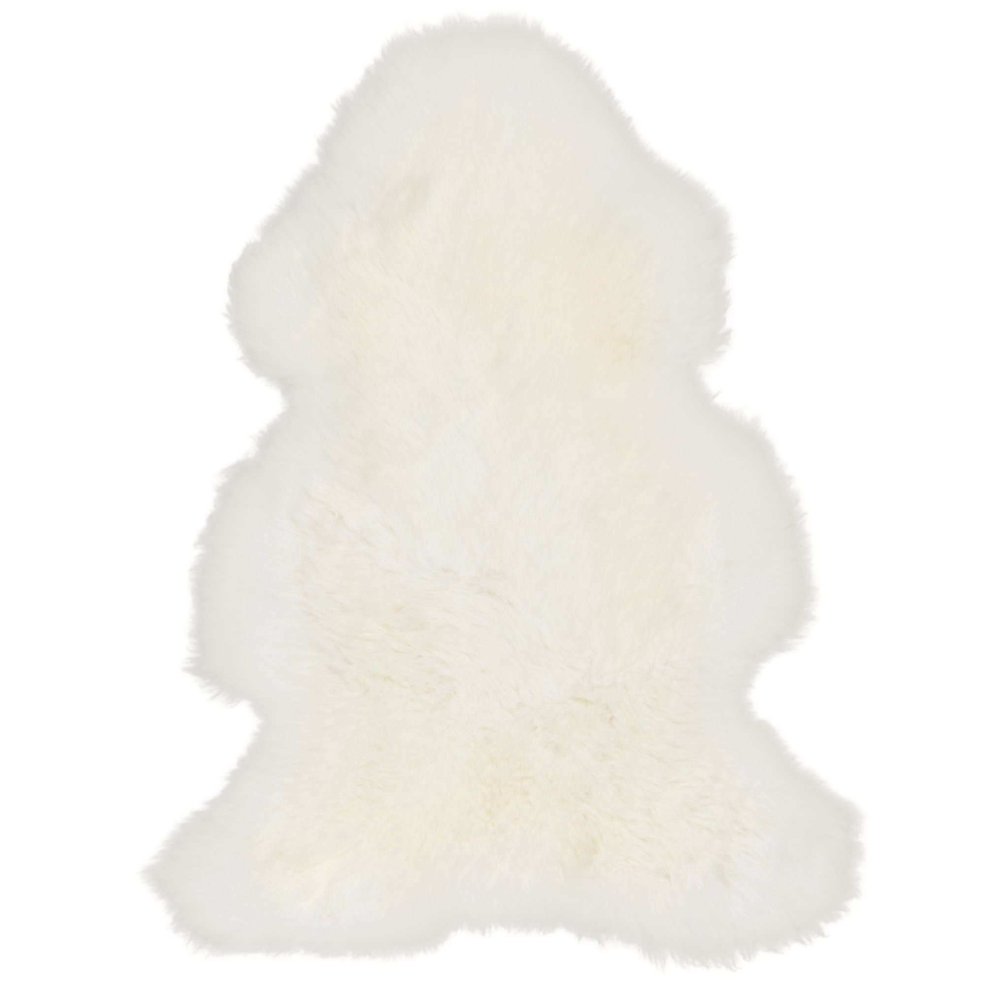 Van Buren Vachtenspecialist Witte Naturel Texelse Schapenvacht 100-110cm