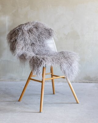 Van Buren Vachtenspecialist Tibetaans Schapenvacht - Taupe