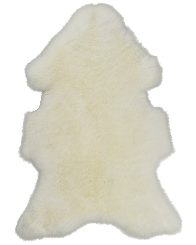 Van Buren Vachtenspecialist Witte Naturel Texelse Schapenvacht 100-110cm