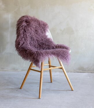 Van Buren Vachtenspecialist Tibetaans Schapenvacht - Vintage Paars