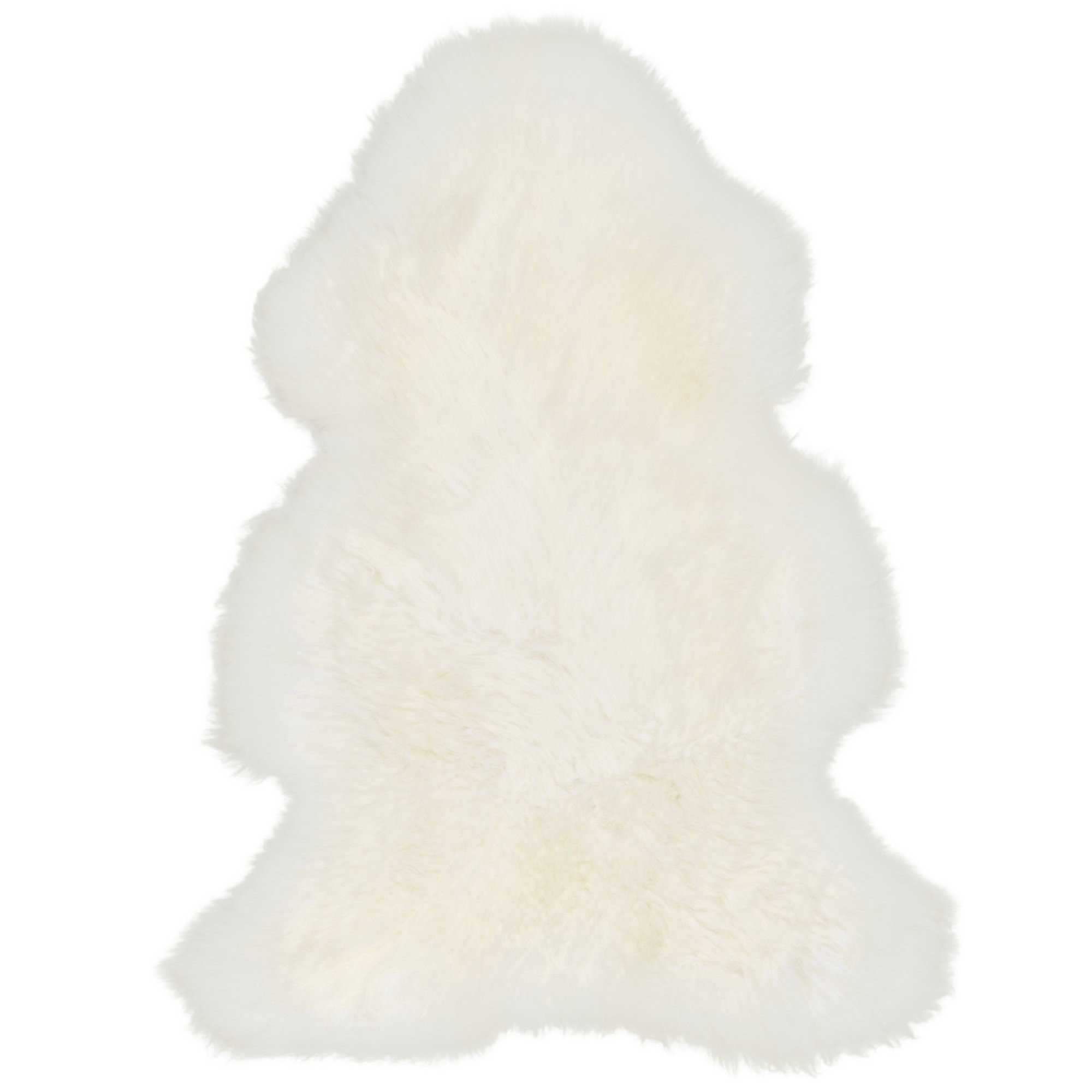 Van Buren Vachtenspecialist Witte natuurlijke Texelse schapenvacht 110cm