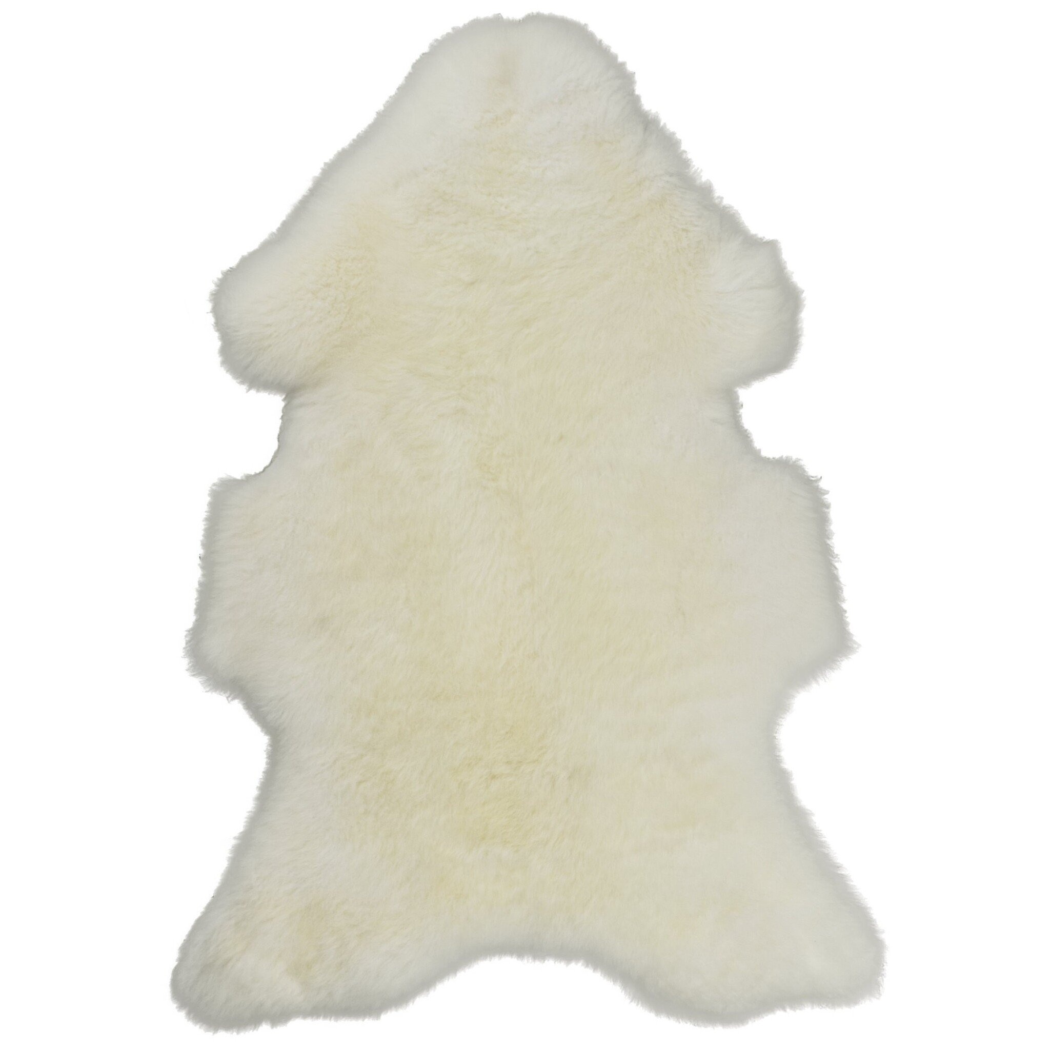 Van Buren Vachtenspecialist Witte natuurlijke Texelse schapenvacht 110cm