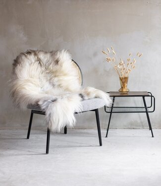 Van Buren Vachtenspecialist Uniek gefotografeerd IJslands natuurlijk grijs XXL - 110x75cm