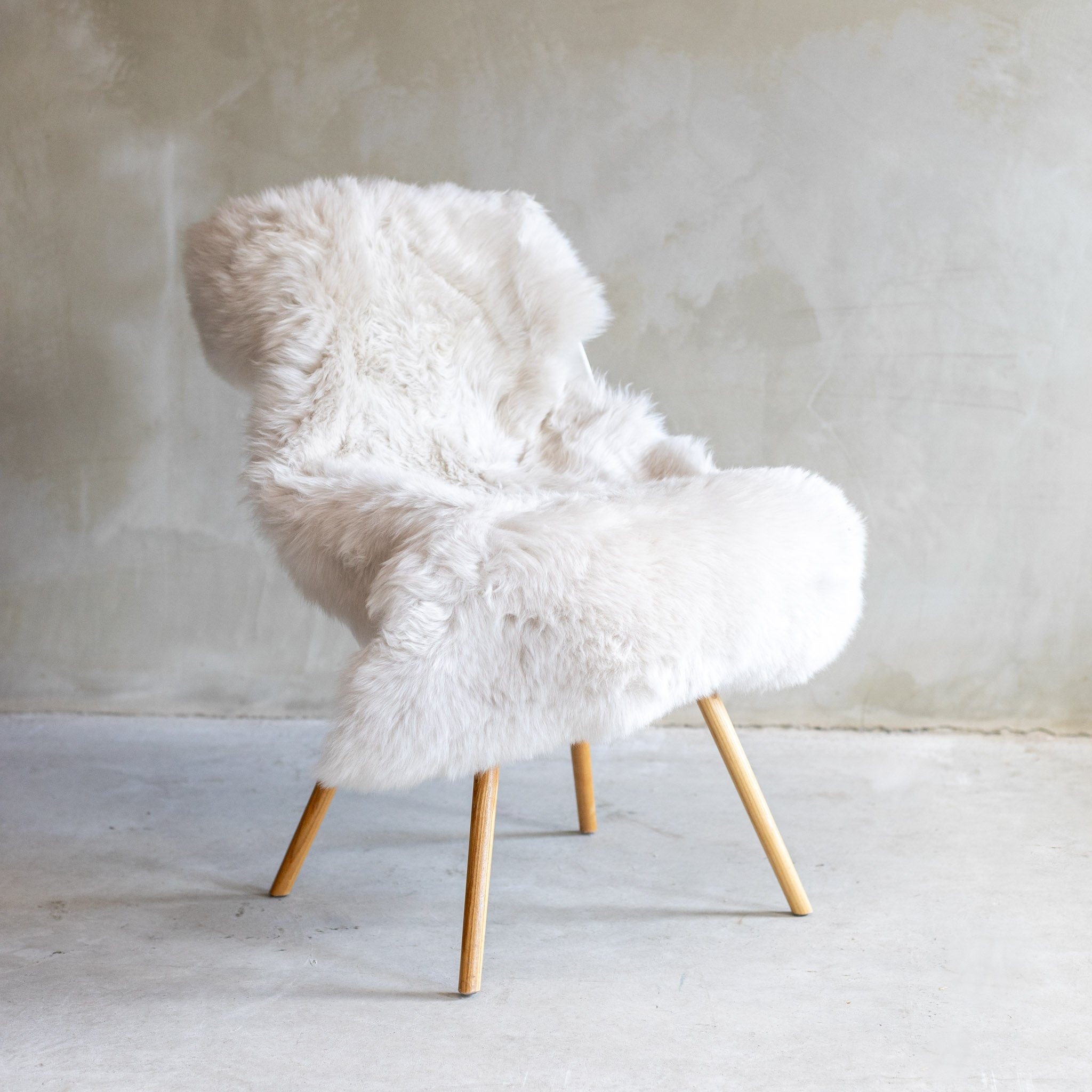 Van Buren Vachtenspecialist Nieuw-Zeelandse schapenvachten Offwhite