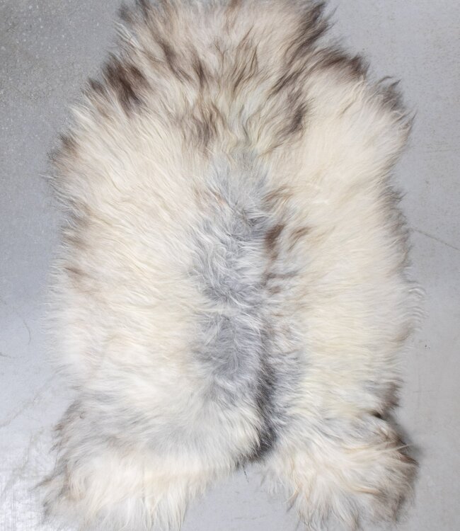 Van Buren Vachtenspecialist Uniek gefotografeerd IJslands natuurlijk grijs XXL - 110x75cm