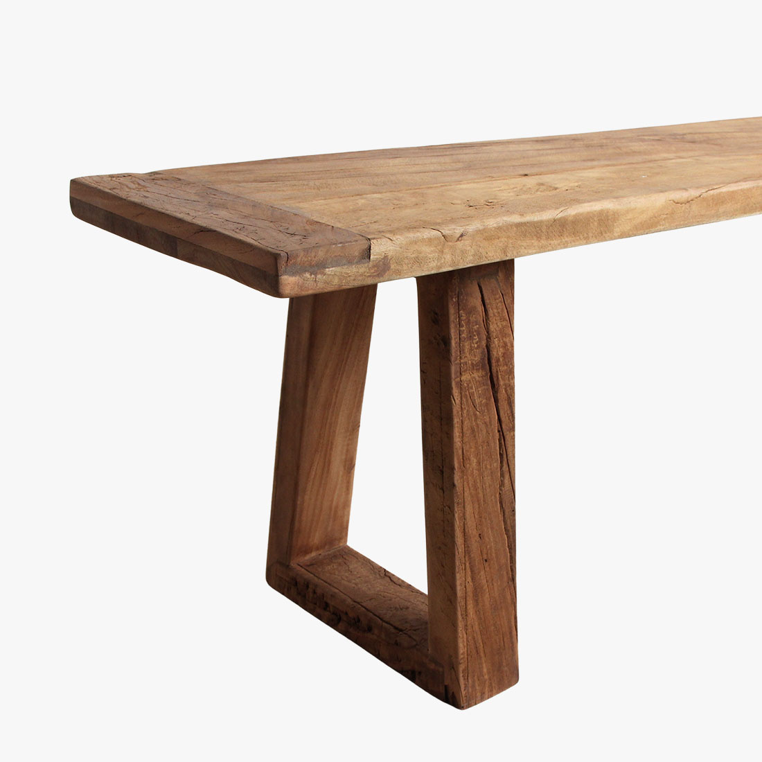 Raw Materials Amsterdam Farmwood Eetkamerbank | Bruin | H45 x B220 x D30 cm