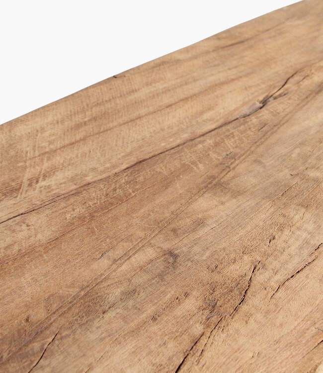 Raw Materials Amsterdam Farmwood Eetkamerbank | Bruin | H45 x B220 x D30 cm