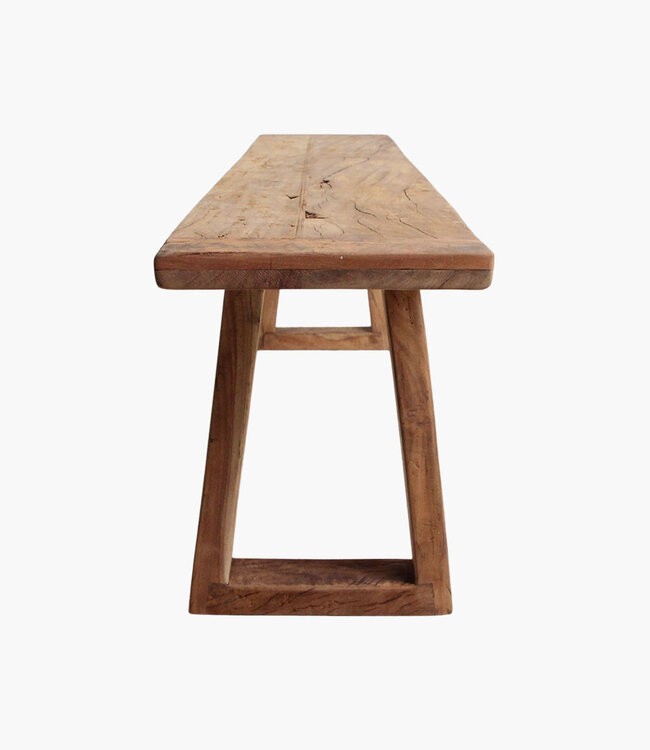 Raw Materials Amsterdam Farmwood Eetkamerbank | Bruin | H45 x B220 x D30 cm