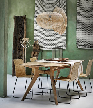 Raw Materials Amsterdam Studio Eettafel | Teakhout | H76 x B200 x D95 cm