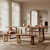 Farmwood Eetkamerbank | Bruin | H45 x B180 x D30 cm