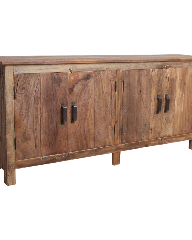 Raw Materials Amsterdam Farmwood Dressoir | 4 Deuren | H80 x B172 x D39 cm