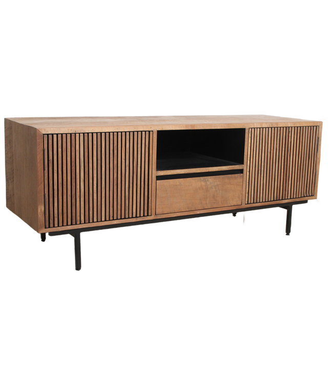 Raw Materials Amsterdam Ritme TV-Meubel | Teakhout | H55 x B140 x D45 cm