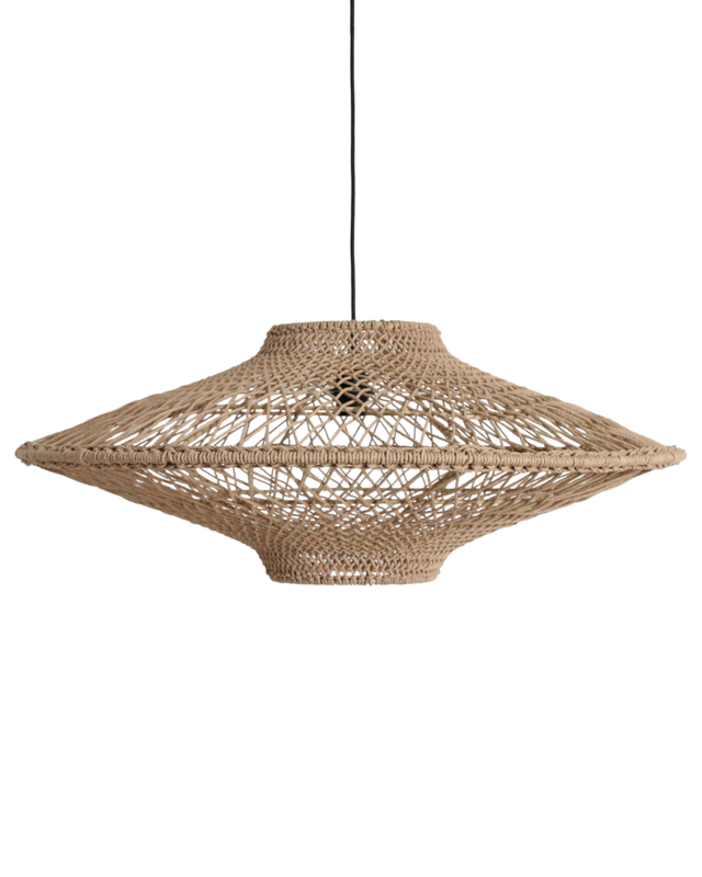 Raw Materials Amsterdam Corda Lamp | Touw | Naturel | Large | H37 x D80 cm