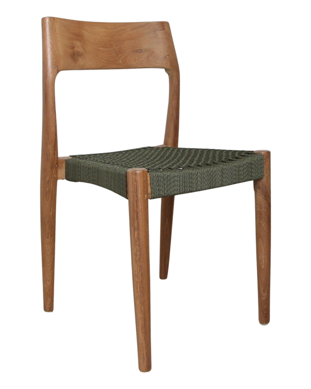 Raw Materials Amsterdam Freya Stoel | Set Van 2 | Donkergroen | H80 cm