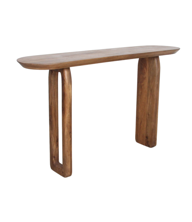 Raw Materials Amsterdam Bullnose Wandtafel | Bruin | H80 x B140 x D30 cm