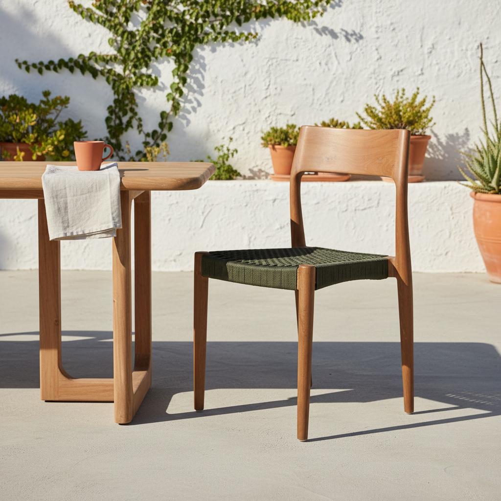 Raw Materials Amsterdam Freya Stoel | Set Van 2 | Donkergroen | H80 cm