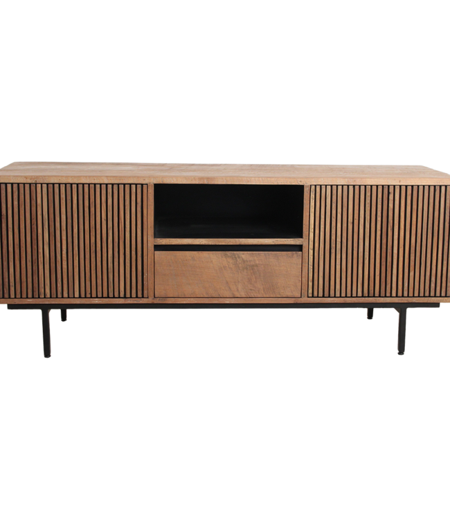 Raw Materials Amsterdam Ritme TV-Meubel | Teakhout | H55 x B140 x D45 cm